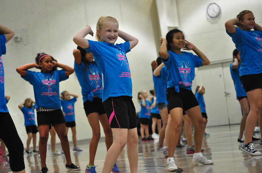Hailey Williams, center, attends Bashaw Elementary.