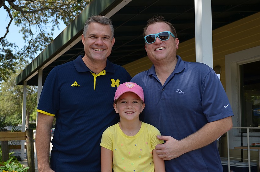 Jason and Reagan Hughes wit Brian Mariash