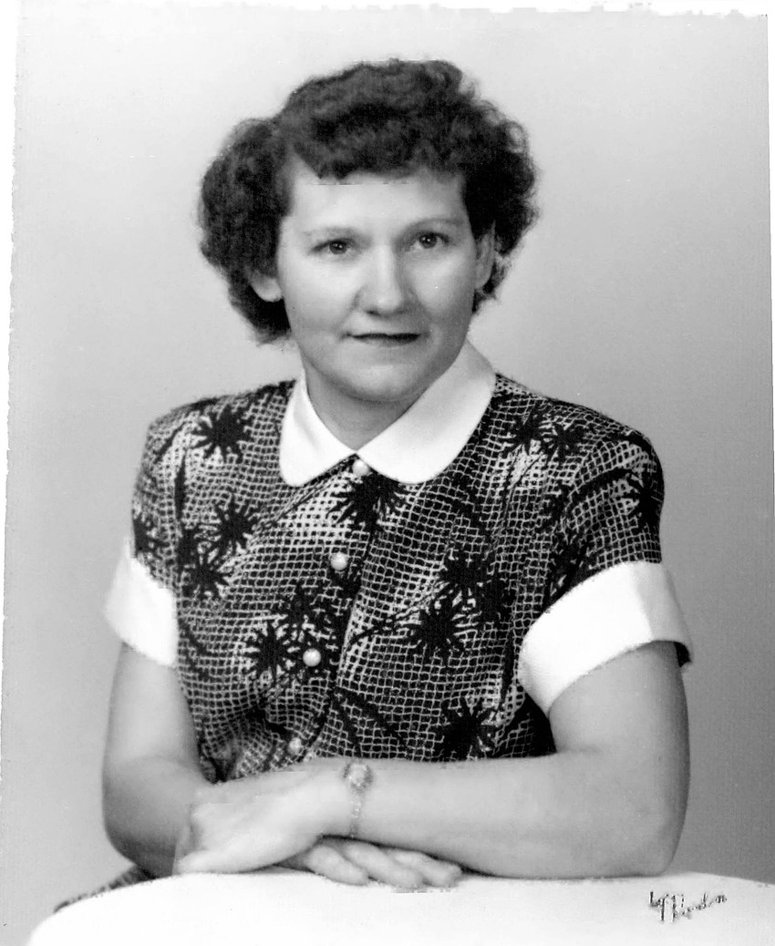 Edna Strode in 1951, photo courtesy of Gloria Shirey.