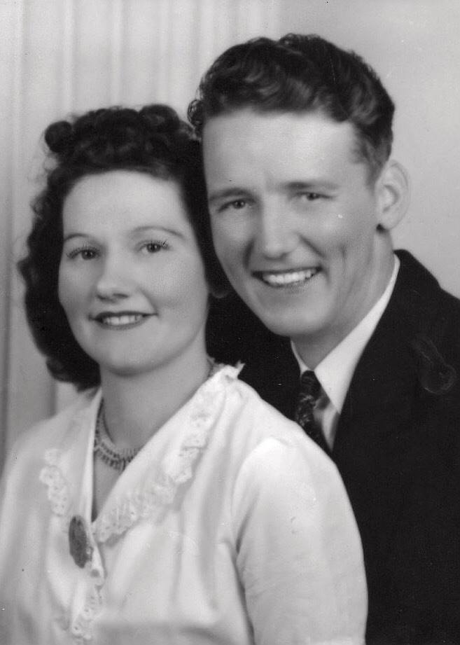Edna Strode with her husband, Ralph. Photo courtesy of Gloria Shirey.