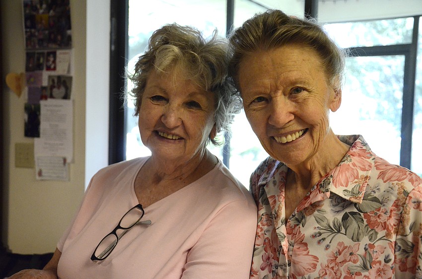 Wilma Ellison and her sister, Betty Hollifield.