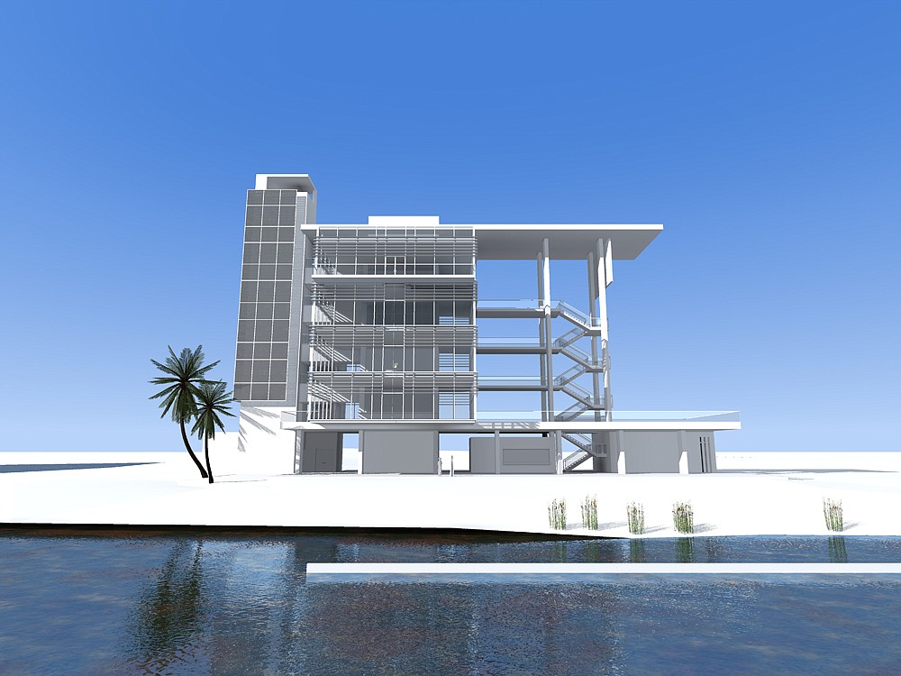 This rendering shows the finish tower proposed for Nathan Benderson Park. Officials hope to break ground on it within 60 days. The architecture matches the design of a future boathouse, for which the Nathan Benderson Park Foundation still is raising money