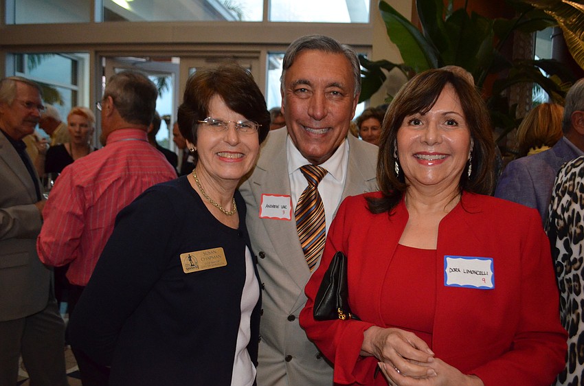 Sarasota Commissioner Susan Chapman, Andrew Vac and Dora Limoncelli