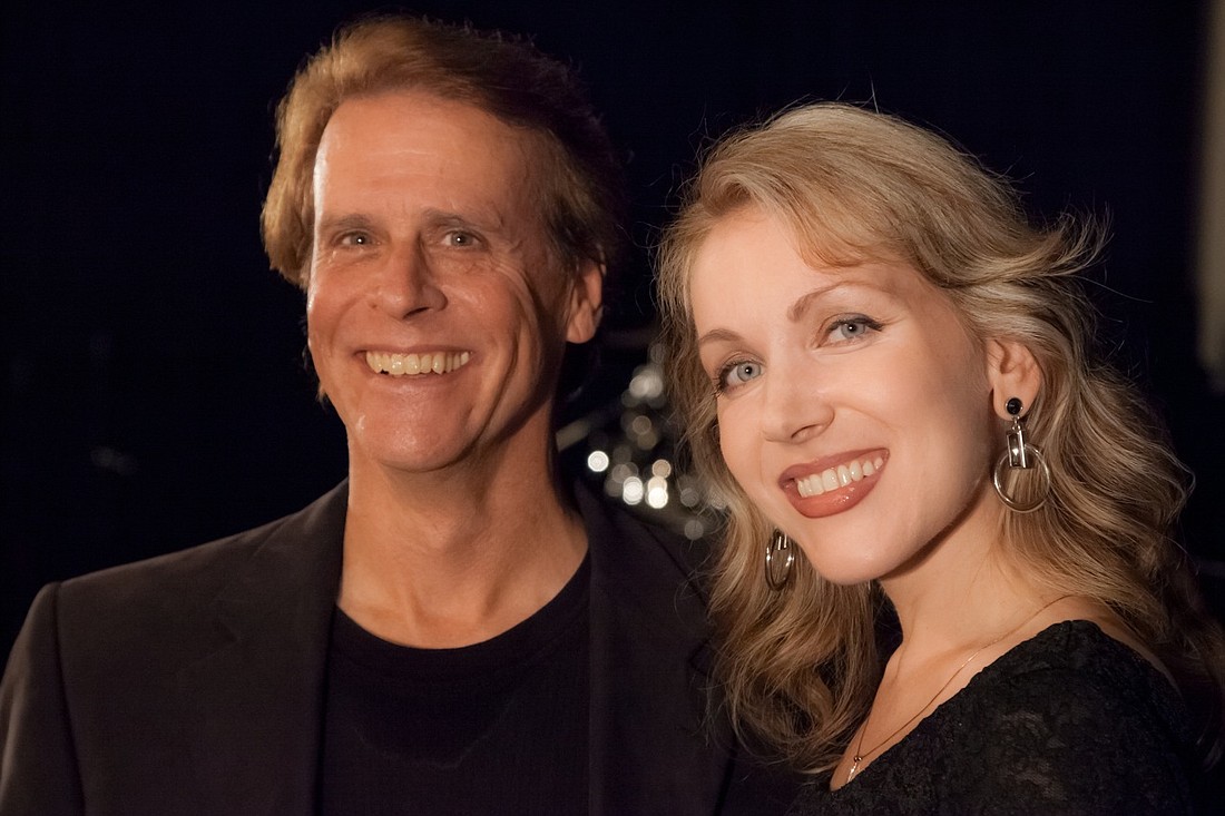 Brian Gurl and Katherine Alexandra bring their two very different but very seasoned piano experience to the show "Four Hands...One Piano" at the Manatee Performing Arts Center