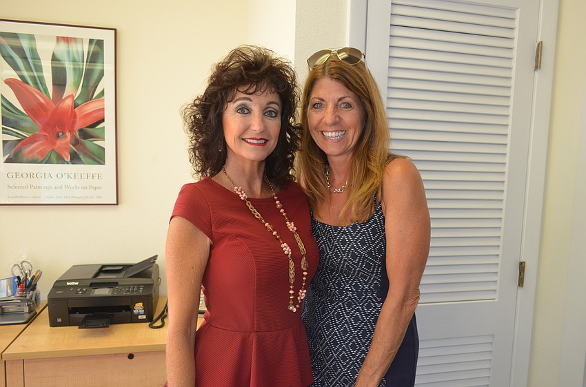 Chamber Executive Assistant Victoria Jacobson and Tina Rudek