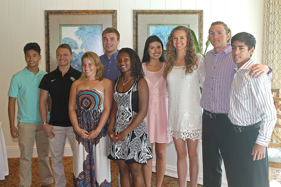 The Sarasota Area Sports Alliance recently awarded 15 college scholarships to local students.