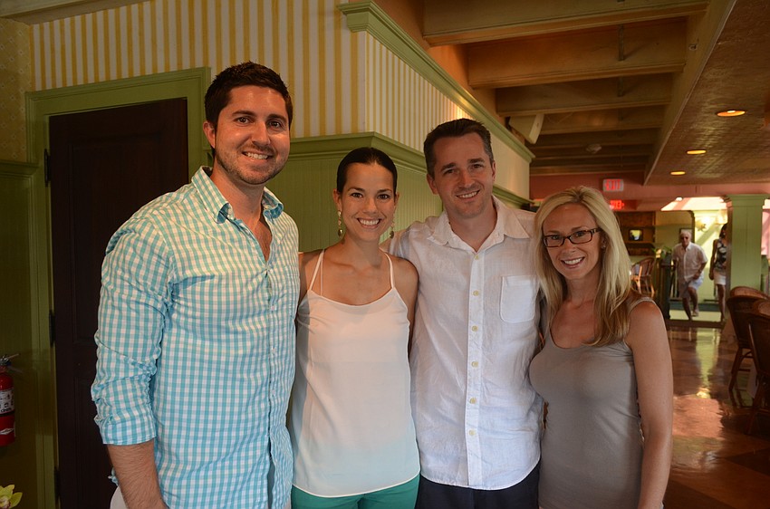 Mike and Alana Blasewitz with Jeff and Natalie Davis