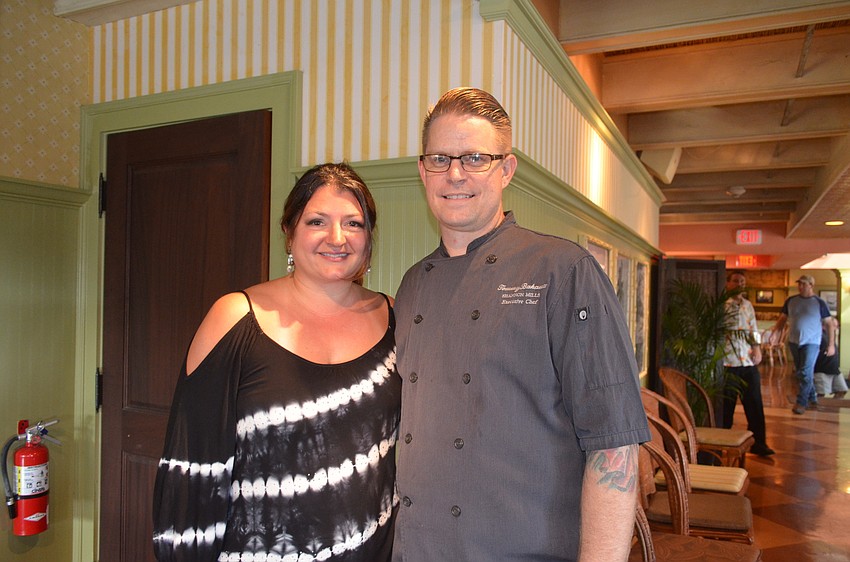 Spice & Tea Exchange owner Paulette Callender and Tommy Bahama Executive Chef Shannon Mills