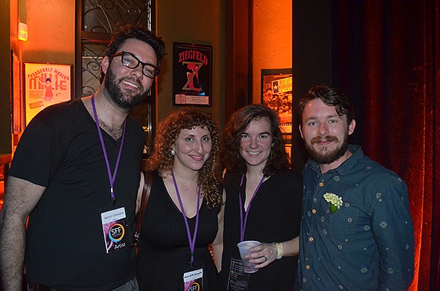 Aaron Cassara, nona Aronowitz,Tiffany Fisher-Love and Marshall Allman