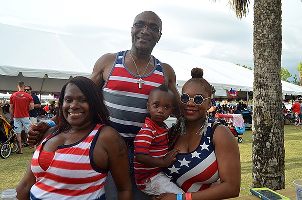 Angela and Darryl Bailey with Shantel Norman and Ky-mani Caines