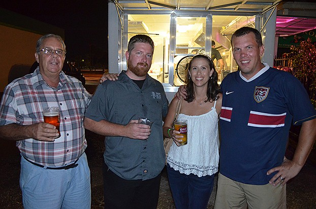 Bob Haddad, Will Elliott and Lori and Derek Anderson