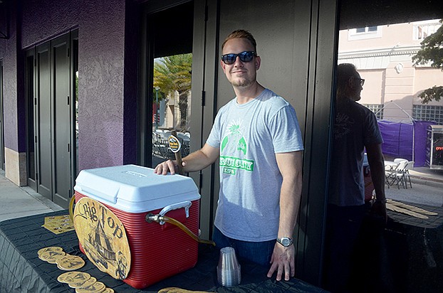 Brett Burhenne, of Big Top Brewing Co.