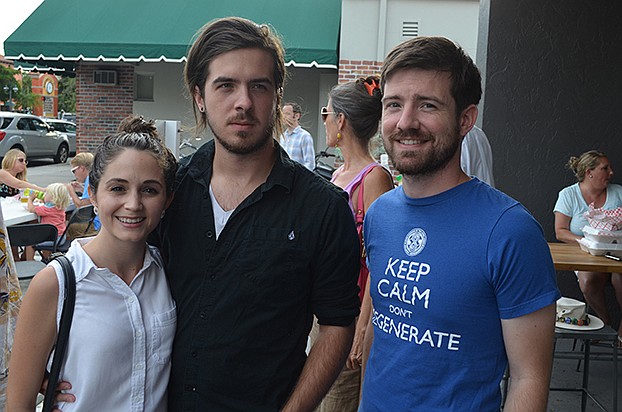 Danielle Boeras, Daniel Brown and Jaymes Brown