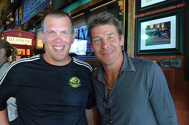 Derek Anderson and Ty Pennington