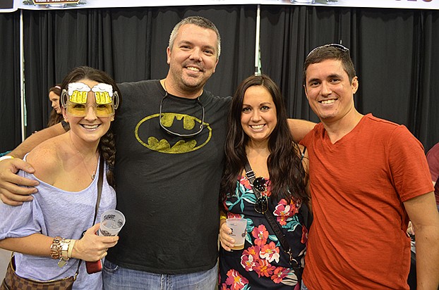 Jennifer and Brandon Hirons with Lexie Doza and Daniel Guanchez