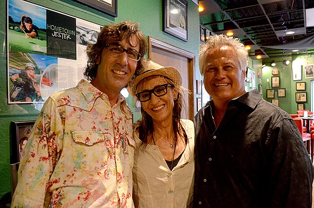 John and Caroline Sansone with Richard Dear