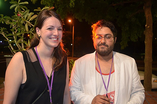 Natalia Kanlasty and Trishil Thejasvi