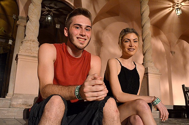 Nigel Clinton and Amber Wells