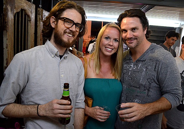 Owen Levelle with Cheryl and Adam Barber