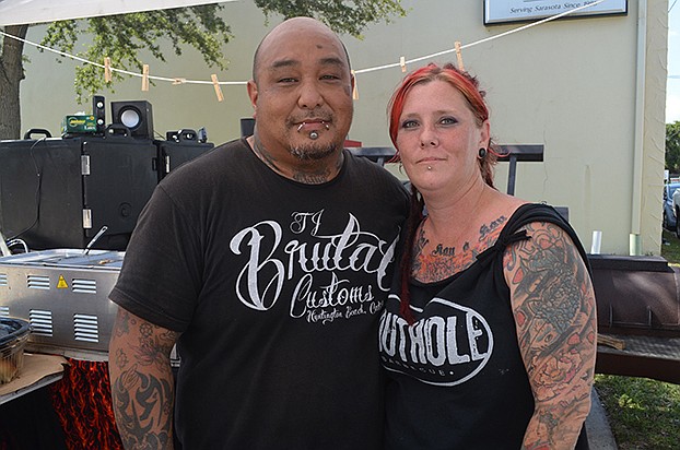 Ray and Nicole Mabalot of Mouthole BBQ
