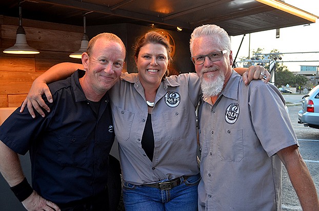 Steve Phelps, Danni Bleil and Tom Baril