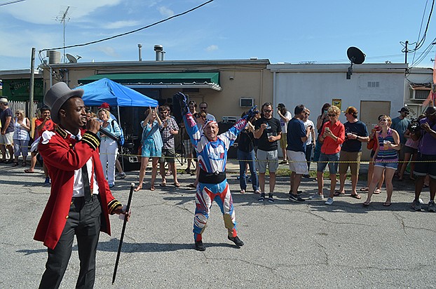 The Italian Rocket celebrates his launch