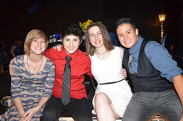 Valerie Douglas, Marissa Ware, Kylie Henslick and Hunter Knuckles