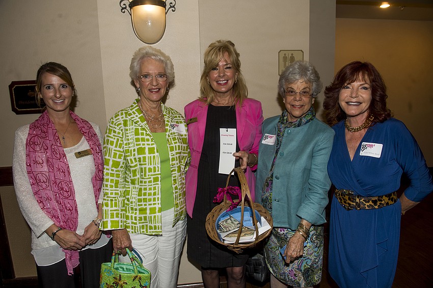 Cathy Bryant, Katie Couchot, Michele Frith, Barbara Taliaferro-Potter and Carol Bold