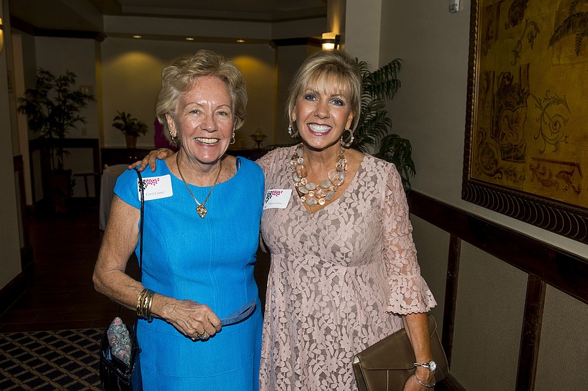 Carol Carney and Virgine Linse