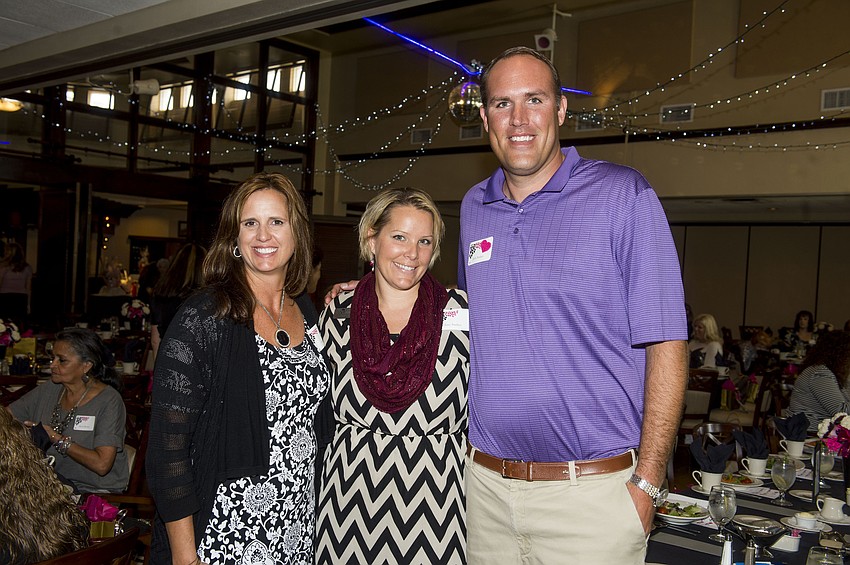 Lori Emery with Amy and Josh Sankes