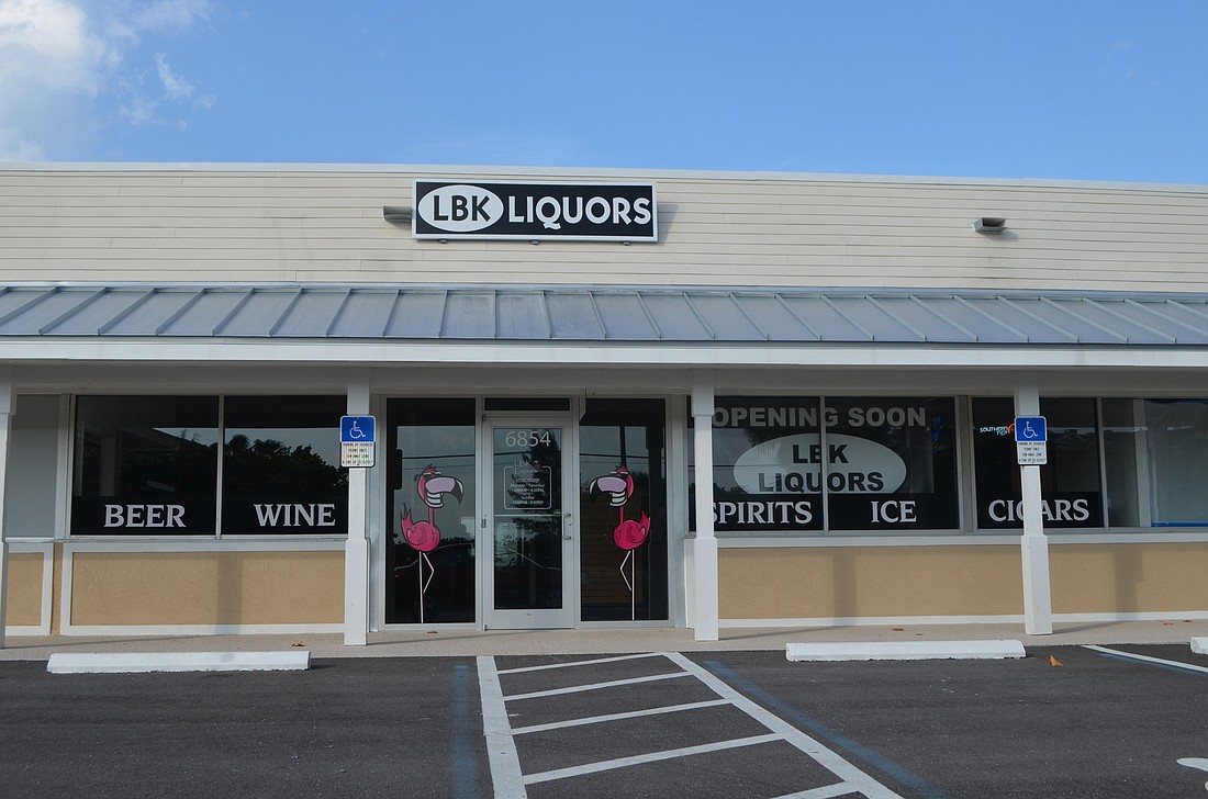 The liquor store is located where the old Longboat Key Liquors operated next to TinyÃ¢â‚¬â„¢s of Longboat.