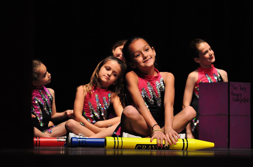 Tara's Â Samantha Hix, front, is all smiles during the 