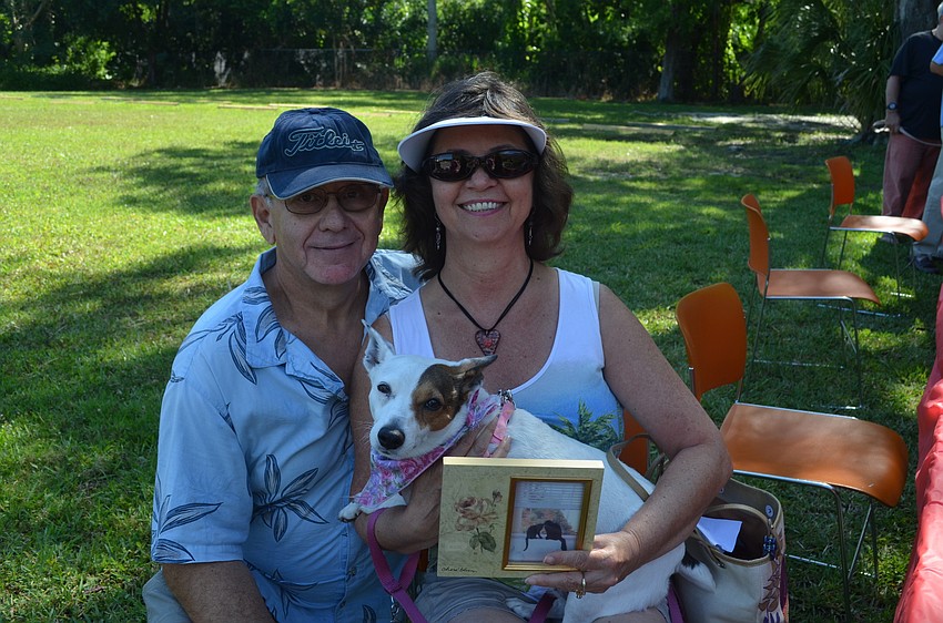 Bob and Carolyn Fuccis with Miss Daisy