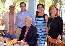 Jeffrey Lenobel, Nathaniel Robinson, Hal Lenobel, Sandy Robinson and Donna Lenobel
