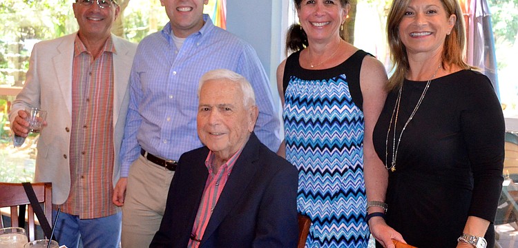 Jeffrey Lenobel, Nathaniel Robinson, Hal Lenobel, Sandy Robinson and Donna Lenobel