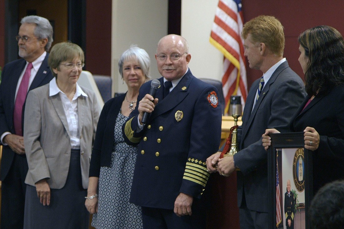 Sarasota County Fire Chief Mike Tobias will retire after 35 years with the Fire Department.