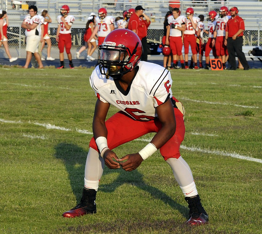 Sean Morris plays defensive back and wide receiver for the Cougars.