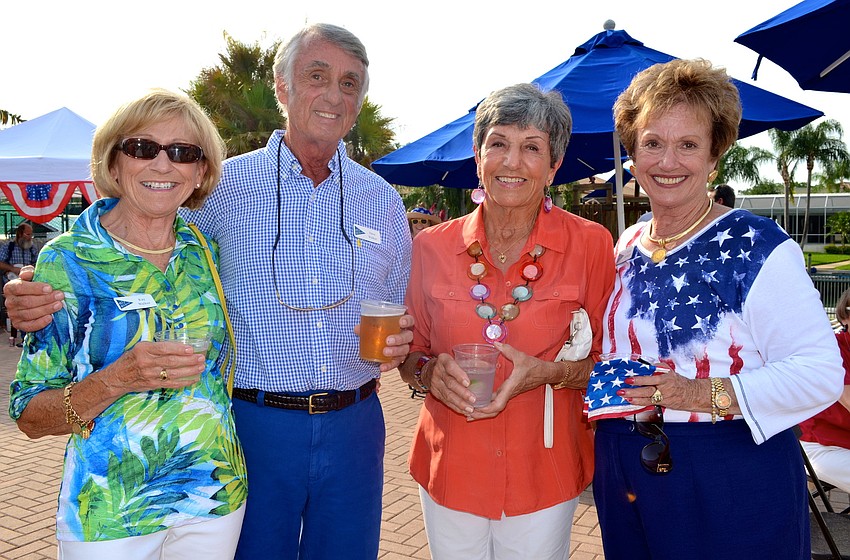 Kay and Dave Walker with Uschi Cooper and Karen Gallagher