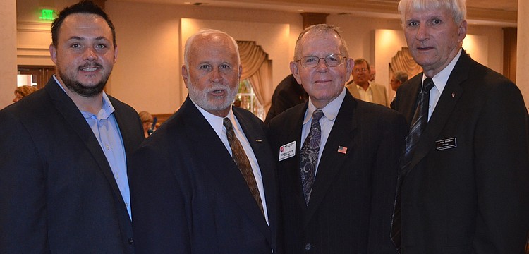 Honorees Chris Davis, Richard Alvarez, John Oâ€™Brien and Andy Hooker