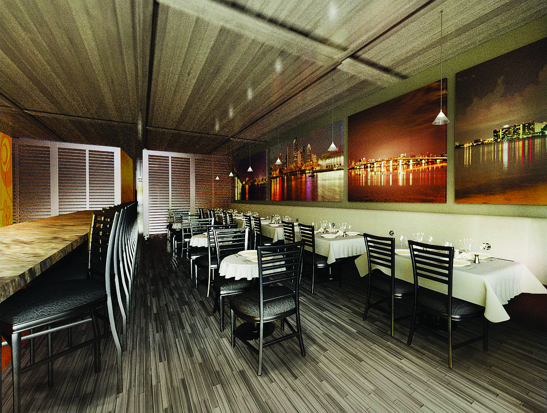 Courtesy rendering Lisa Morreale says her ownership group's new concept for Tequila Cantina would transform it into a high-end restaurant with fine dining.