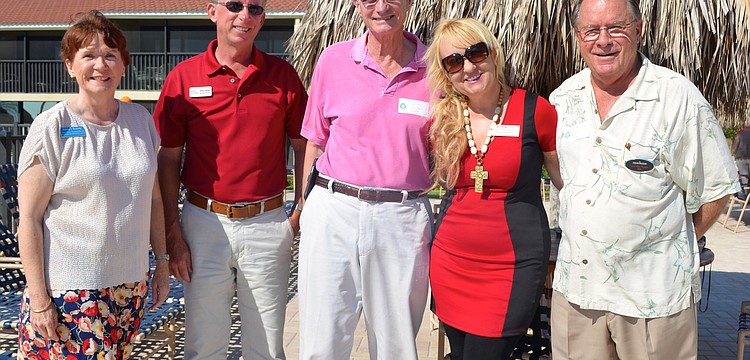 Nancy Taussing, Barefoot Weddings, Greg Hayes, Higher Standards, Denny Floden, Zen Nails & Spa, Penelope Mabrey, ServPro of Bradenton, and Jim Adkins, Adkins Florida Group