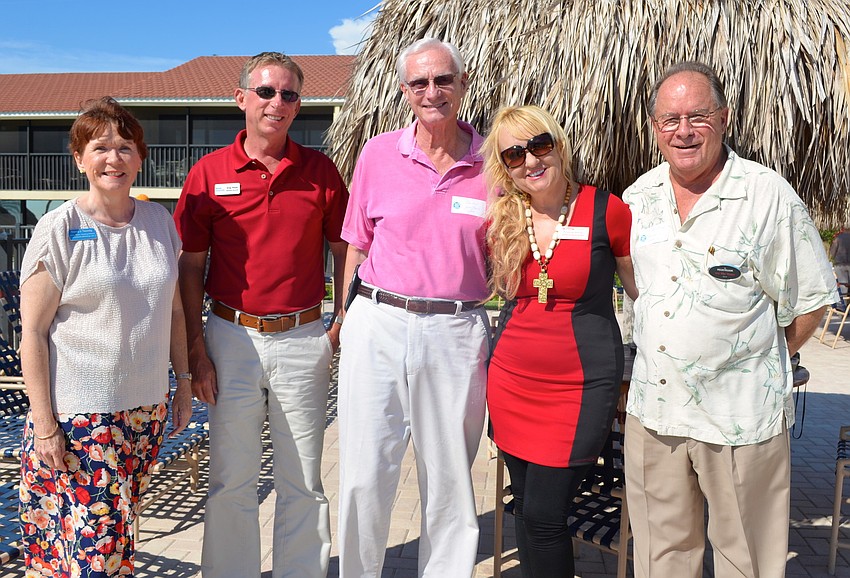 Nancy Taussing, Barefoot Weddings, Greg Hayes, Higher Standards, Denny Floden, Zen Nails & Spa, Penelope Mabrey, ServPro of Bradenton, and Jim Adkins, Adkins Florida Group