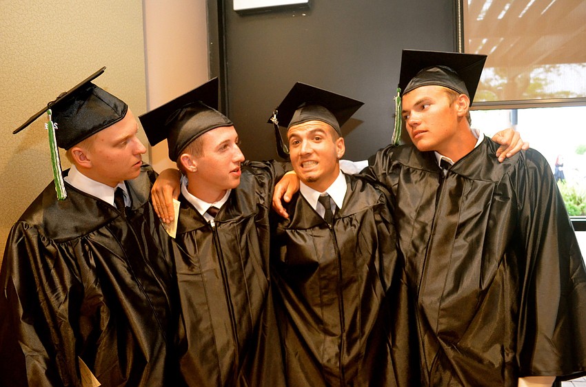 Best friends Tristan Sypula, Avery Yoder, Michael Kelley and Jordan Rogers spend time together.