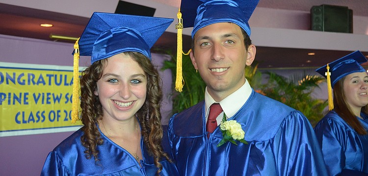 Jamie Albert and Daniel Yohann met in second grade at Pine View and are excited to graduate.