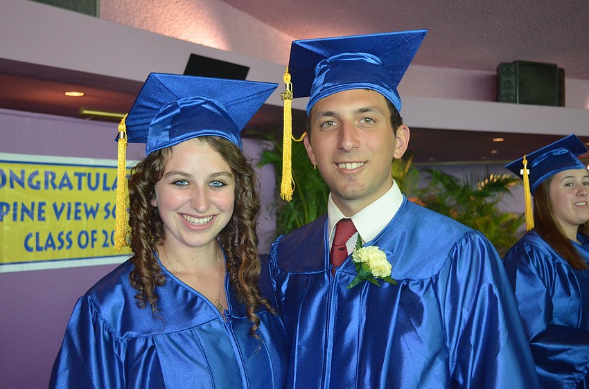 Jamie Albert and Daniel Yohann met in second grade at Pine View and are excited to graduate.