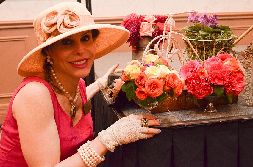 Lauren Walsh with the secret garden dÃ©cor