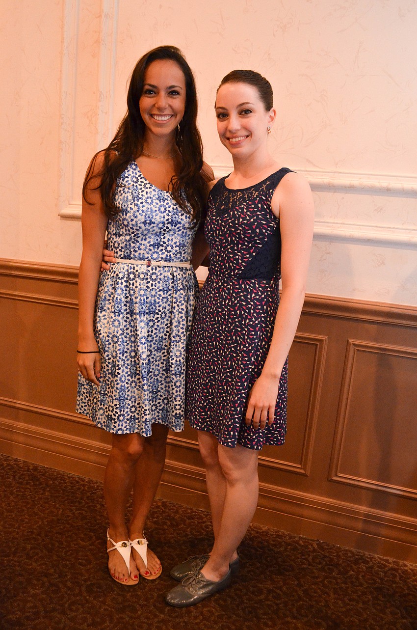 Dancers in Sarasota Balletâ€™s company Gabriela Johnson and Dagny Hanrahan