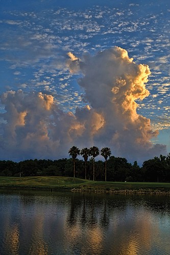 Tim Nerenz submitted this photo of clouds forming over the Stoneybrook golf course.