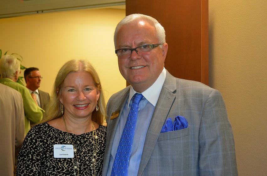 Lee Kotwicki, of State College of Florida, and Dennis Stover, of USF Sarasota-Manatee.