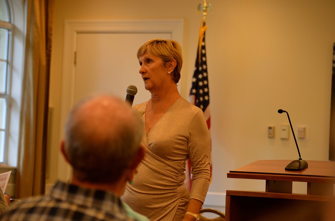 District 5 Commissioner Vanessa Baugh discussed traffic, apartment buildings and other hot topics at the Lakewood Ranch Town Hall meeting.